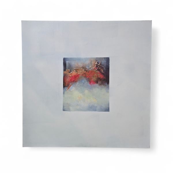 Abstract Textured Art on Canvas - 36x36"