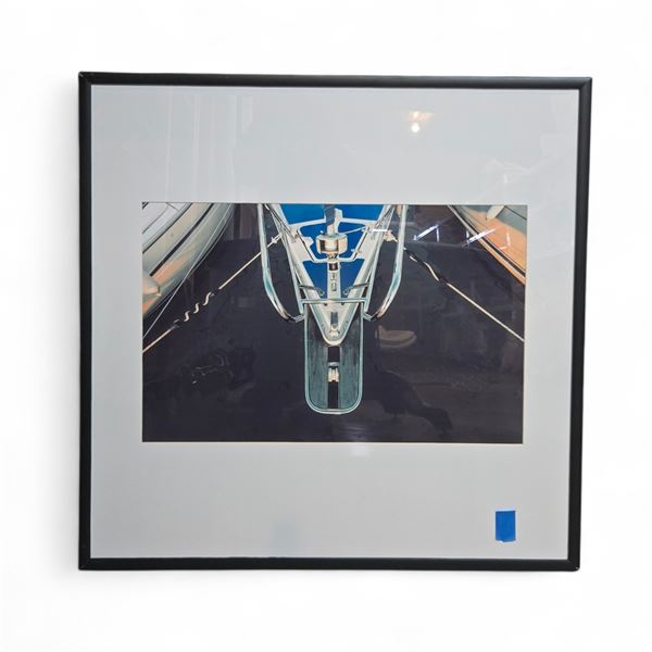 Framed Picture of Sailboat Bow - 36x36"