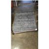 Image 2 : Gray & White Area Rug - 88x63"