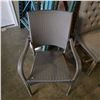 Image 2 : Outdoor Dark Grey Wicker Style Chair