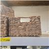 Image 2 : Shelf - Various Sized Wicker Baskets
