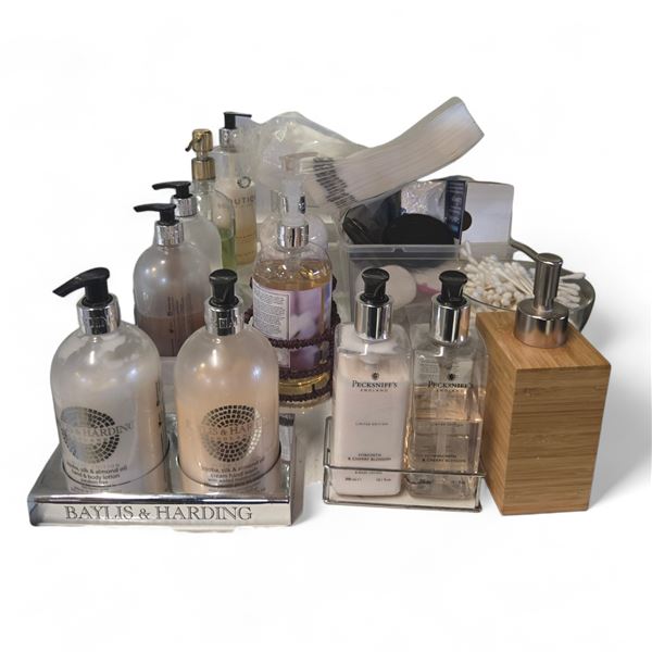 Group - Hand Lotion Pump Bottles, Bathroom Organizers, Etc.