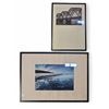 Image 1 : 2 pc - Framed Picture of Bridge & Beach - 20.5x28.5"