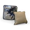 Image 1 : Shelf - Beige Cream Pillow, Snake Stuffed Animal & T-Rex Pillow