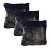 Image 1 : Shelf - x3 Black Fuzzy Throw Pillows