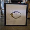 Image 2 : 2 pc - Framed Abstract Shapes - 32x32"