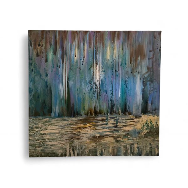 Abstract Art on Canvas - 40x40"