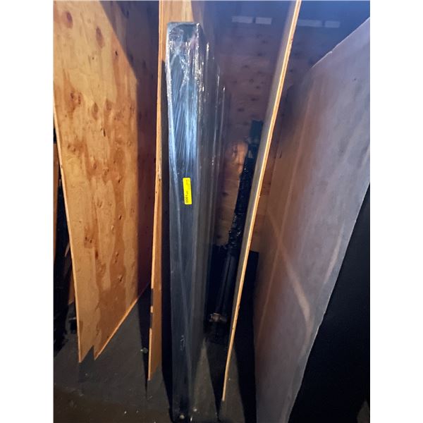 Black Headboard & Bed Frame - 50x77"