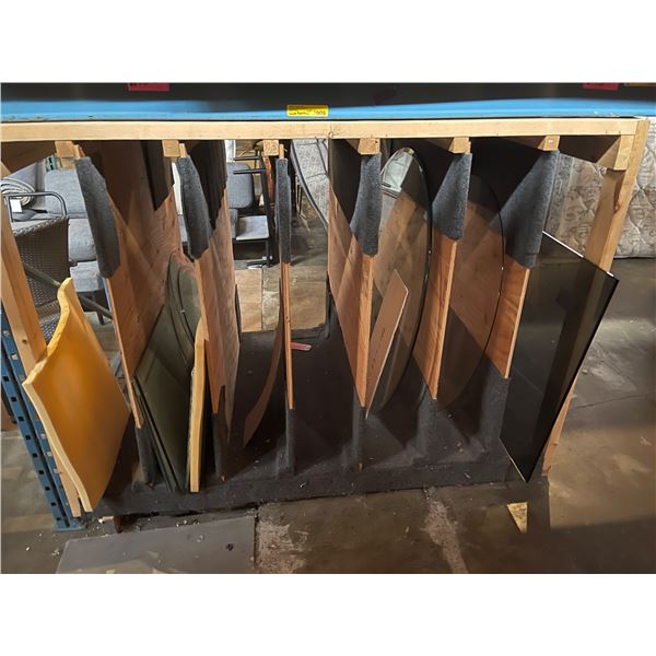 Glass Panels & Table Tops - Assorted Sizes - Approx. x15