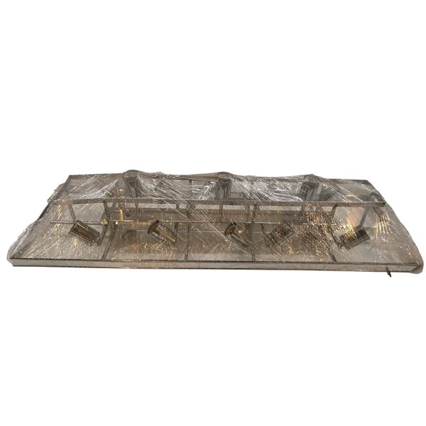 Chrome Light Fixture - 40x13x9"