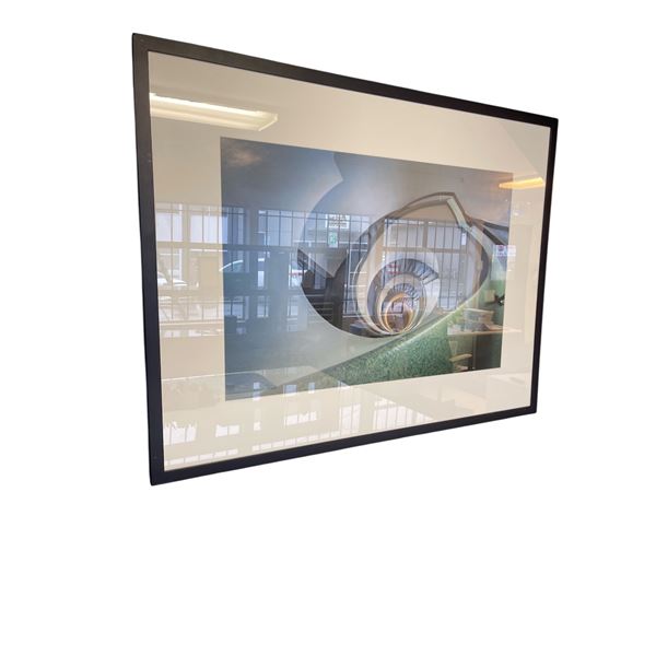Framed Print of Spiral Staircase - 50x38"