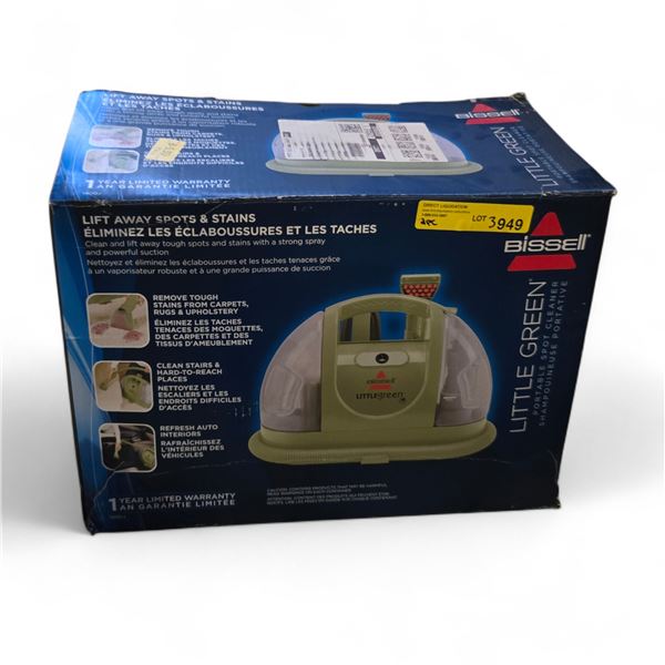 2 pc - Bissel "Little Green Machine" Stain & Spot Remover w/ Conair Steam Cleaner