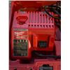 Image 2 : Milwaukee M18 Drill w/ Red Lithium Battery, Charger & Hard Case