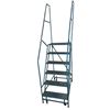 Image 1 : Rolling Steel Step Ladder - 6 Step