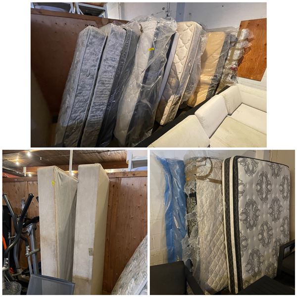 Group - Approx. 16 Mattress - Various Sizes, Makes & Models