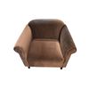 Image 1 : New Plush Brown Upholstered Club Armchair - 36" L x 32" W x 31" H