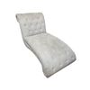 Image 1 : Modern Tufted Fabric Chaise Lounge - 67" L x 31" W x 35" H