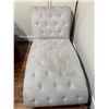 Image 3 : Modern Tufted Fabric Chaise Lounge - 67" L x 31" W x 35" H