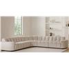 Image 1 : Moes Roman Sectional (L-Shaped Oat - Oatmeal) RV: $7,449 - 118.00" W x 118.00" D x 26.50" H