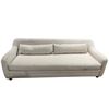 Image 1 : Modern Upholstered Sofa with Bolster Back Cushions - 92" L x 32" W x 31" H