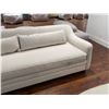Image 3 : Modern Upholstered Sofa with Bolster Back Cushions - 92" L x 32" W x 31" H