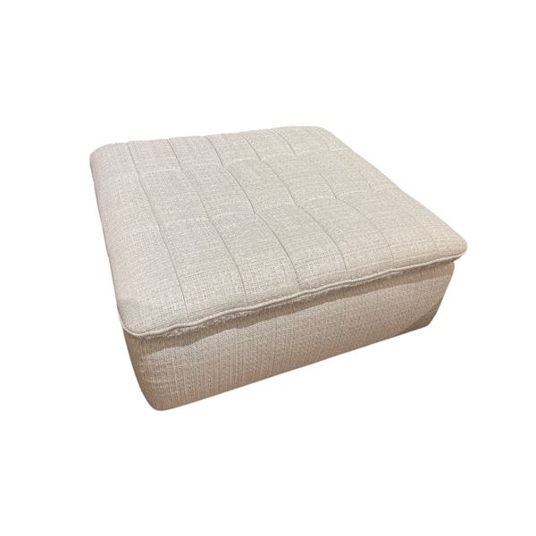 Tufted Upholstered Ottoman - 41 L x 41 L x 17" H