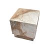 Image 1 : New Marble Cube Side Table - 20 L x 20 W x 20 H
