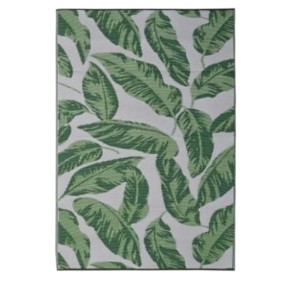 Outdoor Area Rug Mat Reversible & Waterproof made with Recycle Plastic Straws for Patios, Outdoors,