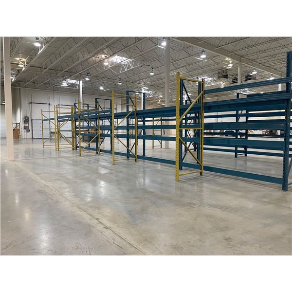 Warehouse Pallet racking - approx. 27 vertical uprights & 79 horizontal beams