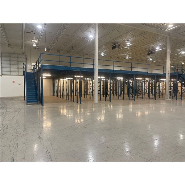 Complete Mezzanine - Rack Supported Platform - approx. 14,000 sq ft.