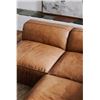 Image 4 : BNIB Moe's Form Slipper Chair Sonoran Tan Leather Model - 1188 P3 RV: $2,199 31" W x 25" L x 16.5" H