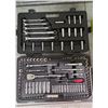 Image 2 : Mixed Hand Tools Lot: Socket & Wrench Set, Drill Bit Set, Ryobi Kit and Pipe Clamps