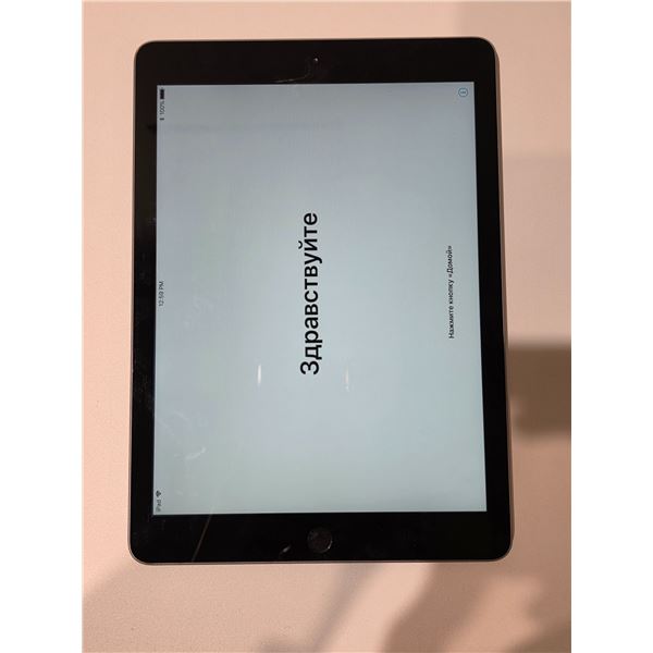 Apple iPad (Model A1822 - works/powers on)