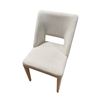 Image 1 : New Modern Upholstered Accent Chair Light Neutral Fabric