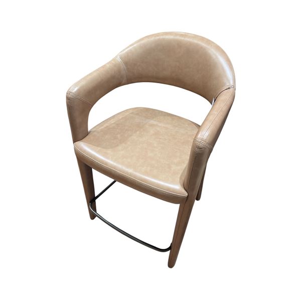 New Martens Counter Stool Brown Leather RV: $1249