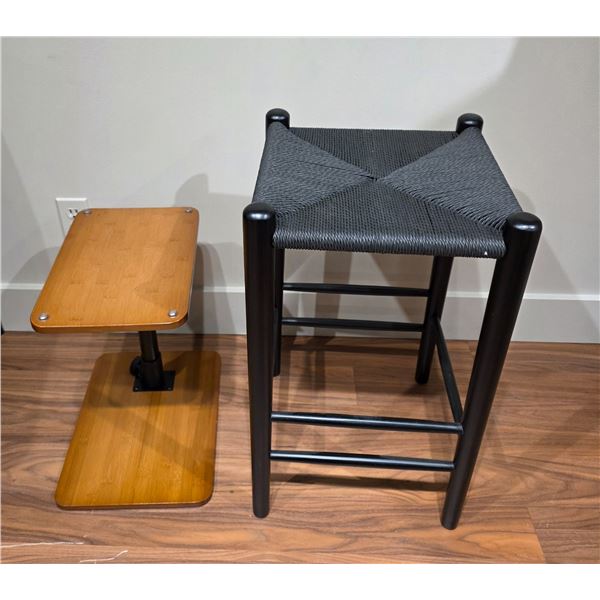Group of New 2 Stool & Small End Table