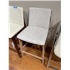Image 2 : New Moes Deco Oak Counter Stool Light Grey RV: $859