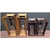 Image 1 : Sandy's - 4-Pcs Metal Lantern Holders - RV: $1320 CAD, H20" & 25" Tall