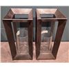 Image 2 : Sandy's - 4-Pcs Metal Lantern Holders - RV: $1320 CAD, H20" & 25" Tall