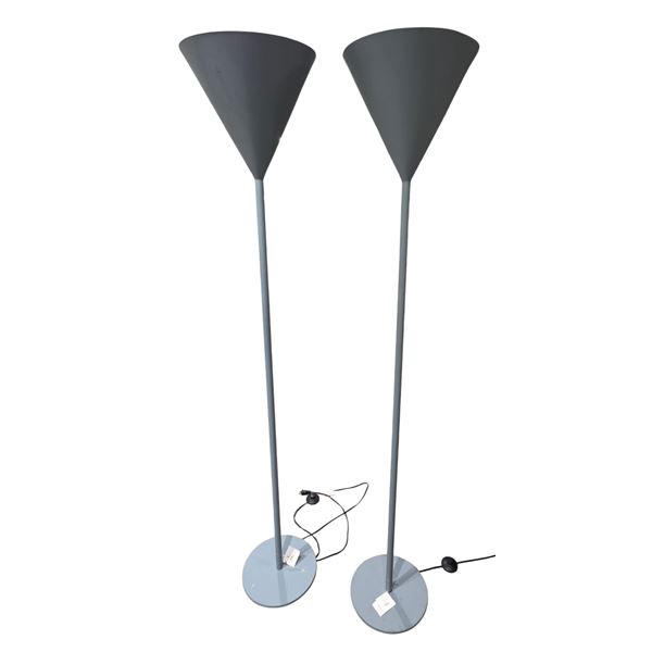 Sandy's - Pair of Martini Floor Lamps Grey - RV: $1729 CAD Each, H75" Each