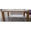 Image 2 : Moe's - New Marina Outdoor Dining Table Natural - RV: $3299 CAD, H30" x W85" x D44" (store display i