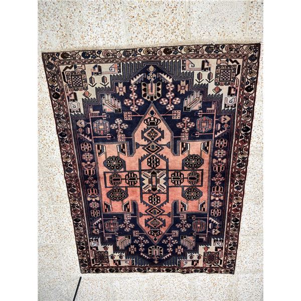 Saveh 100% Authentic Hand Knotted Wool Persian Rug Handmade in Iran geometric map beautiful coloring