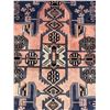 Image 5 : Saveh 100% Authentic Hand Knotted Wool Persian Rug Handmade in Iran geometric map beautiful coloring
