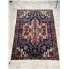 Image 7 : Saveh 100% Authentic Hand Knotted Wool Persian Rug Handmade in Iran geometric map beautiful coloring