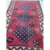 Image 2 : Shiraz 100% Authentic Hand Knotted Wool Persian Rug Handmade in Iran geometric map Fluffy Wool root
