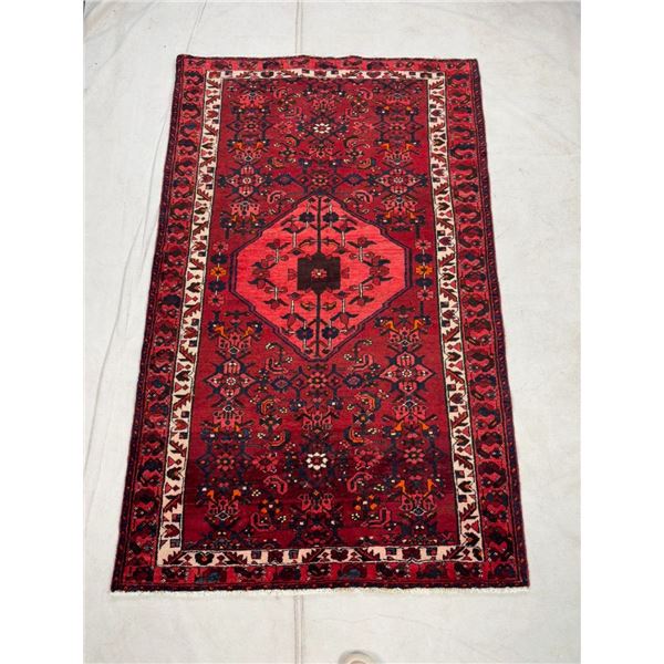 Zanjan 100% Authentic Hand Knotted Wool Persian Rug Handmade in Iran geometric map Sheepwool Vegetab