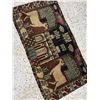 Image 1 : Ghasem Abad (baluchi) 100% Authentic Hand Knotted Wool Persian Rug Handmade in Iran animals show the