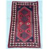 Image 5 : Shiraz 100% Authentic Hand Knotted Wool Persian Rug Handmade in Iran geometric map Fluffy Wool root