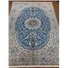 Image 10 : Naein 100% Authentic Hand Knotted Wool Persian Rug Handmade in Iran The best color (beautiful blue)
