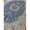 Image 5 : Naein 100% Authentic Hand Knotted Wool Persian Rug Handmade in Iran The best color (beautiful blue)